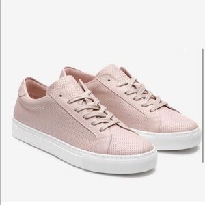Greats Royale Pink Perforated Casual Sneakers
